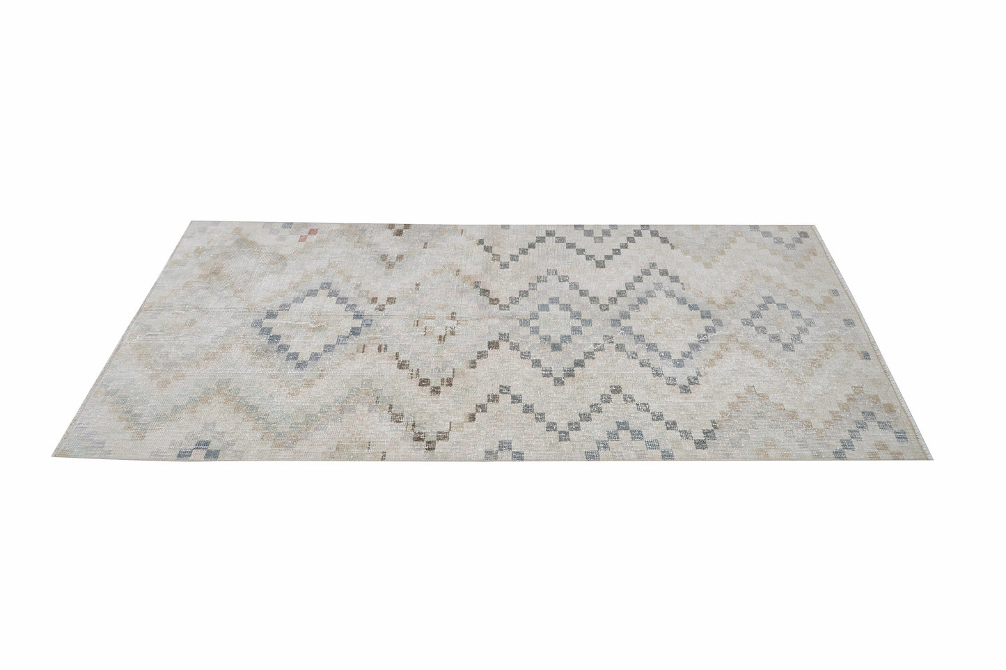 Vintage Handmade Rug, Turkish Oushak Rug, Area Rustic Rug, Office Rug, Primitive Rug, Vintage Carpet, Turkey Rug, Carpet Rug, Rug 3x6, 12317