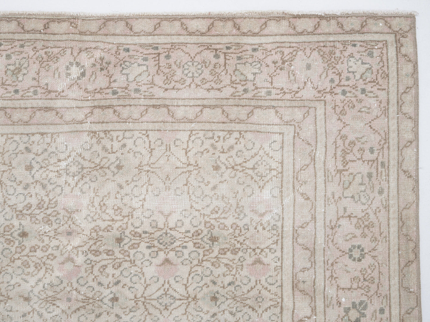 Handmade Area Rug, Turkish Oushak Rug, Vintage Unique Rug, Neutral Muted Rug, Living Room Rug, Carpet Rug, Rug 4x6, Turkish Carpet, 12318