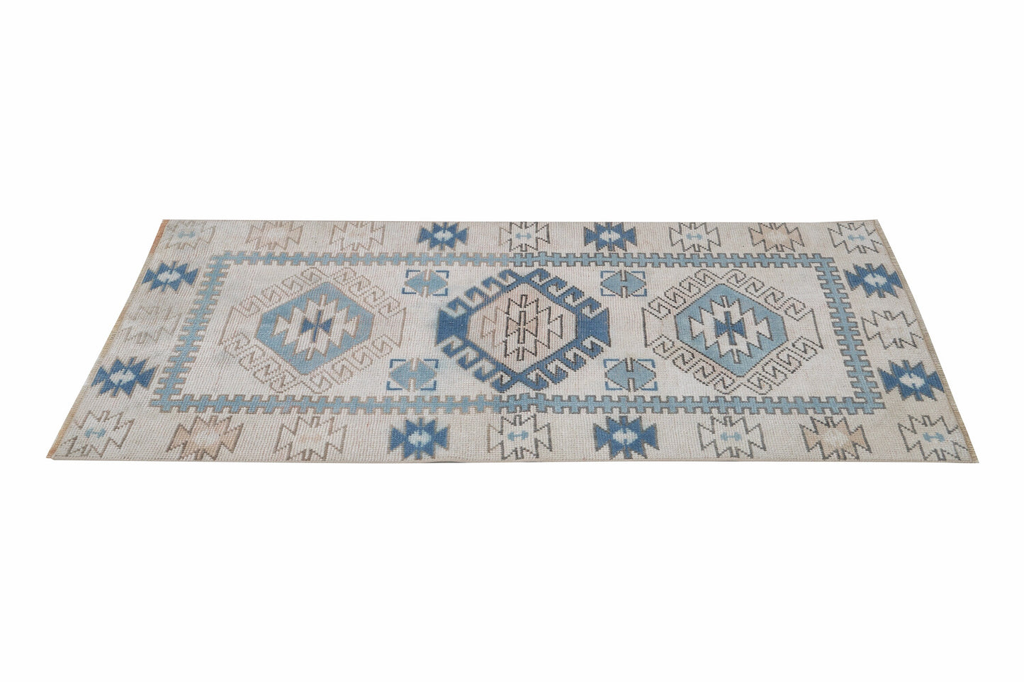 Turkish Vintage Oushak Rug, Handmade Area Rug, Neutral Floor Rug, Carpet Rug, Bohemian Rug, Turkey Rug, Rug 3x4, Vintage Carpet, 12320