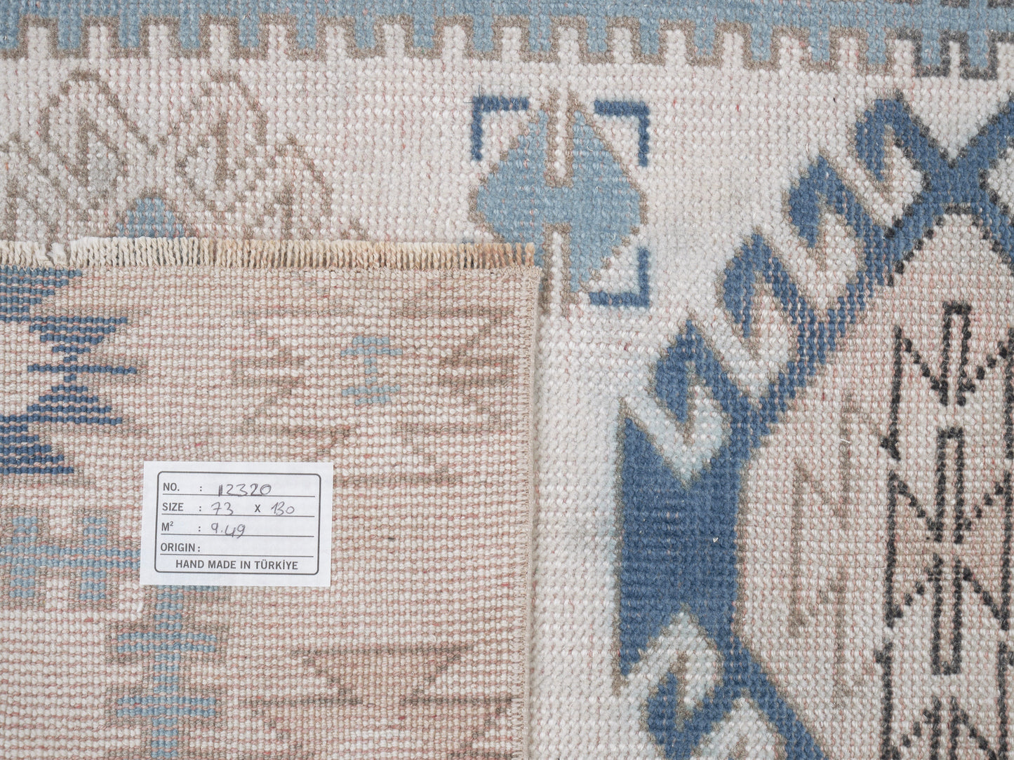 Turkish Vintage Oushak Rug, Handmade Area Rug, Neutral Floor Rug, Carpet Rug, Bohemian Rug, Turkey Rug, Rug 3x4, Vintage Carpet, 12320