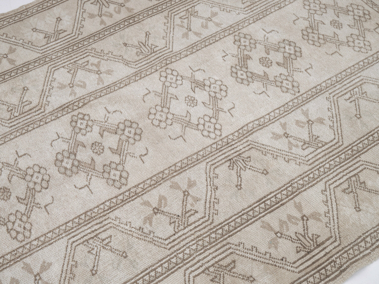 Oushak Rug, Area Rug, Neutral Rug, Handmade Rug, Turkish Rug, Vintage Rug, Living Room Rug, Rug 4x7, Scandinavian Rug, Turkey Rug, 12372