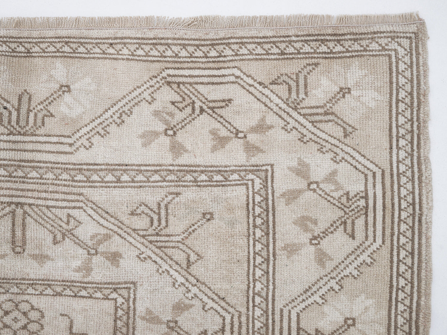 Oushak Rug, Area Rug, Neutral Rug, Handmade Rug, Turkish Rug, Vintage Rug, Living Room Rug, Rug 4x7, Scandinavian Rug, Turkey Rug, 12372
