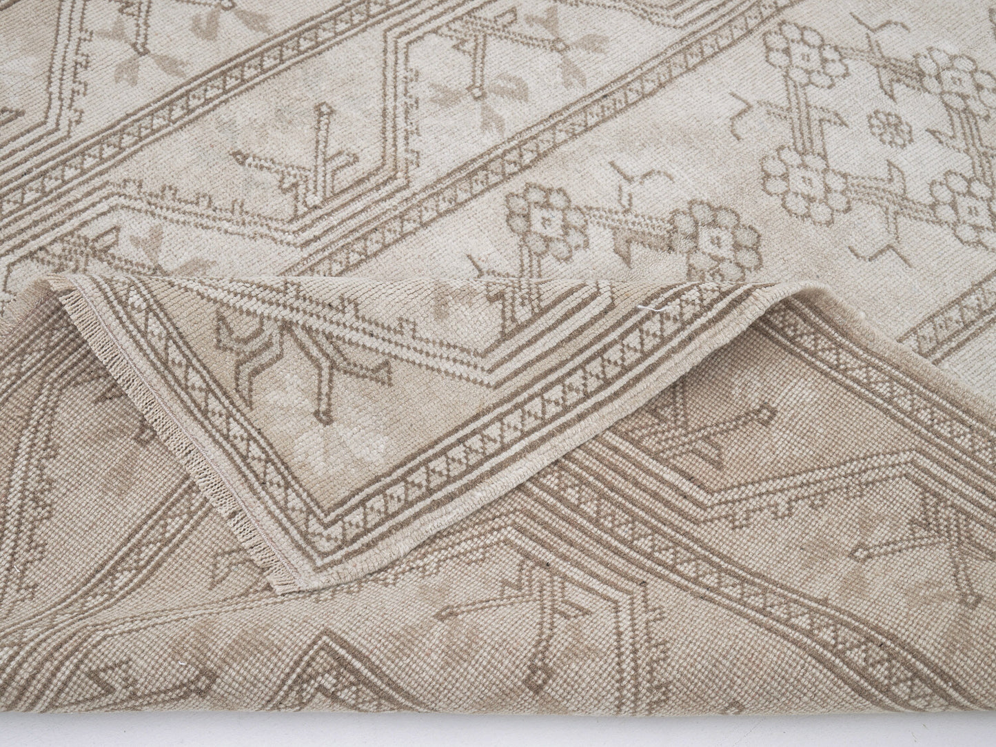 Oushak Rug, Area Rug, Neutral Rug, Handmade Rug, Turkish Rug, Vintage Rug, Living Room Rug, Rug 4x7, Scandinavian Rug, Turkey Rug, 12372