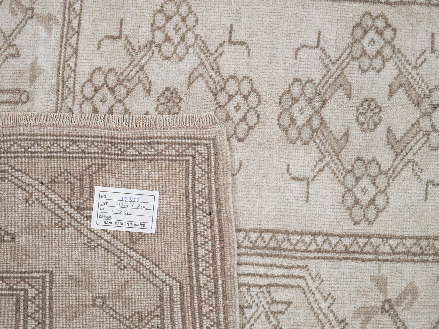 Oushak Rug, Area Rug, Neutral Rug, Handmade Rug, Turkish Rug, Vintage Rug, Living Room Rug, Rug 4x7, Scandinavian Rug, Turkey Rug, 12372