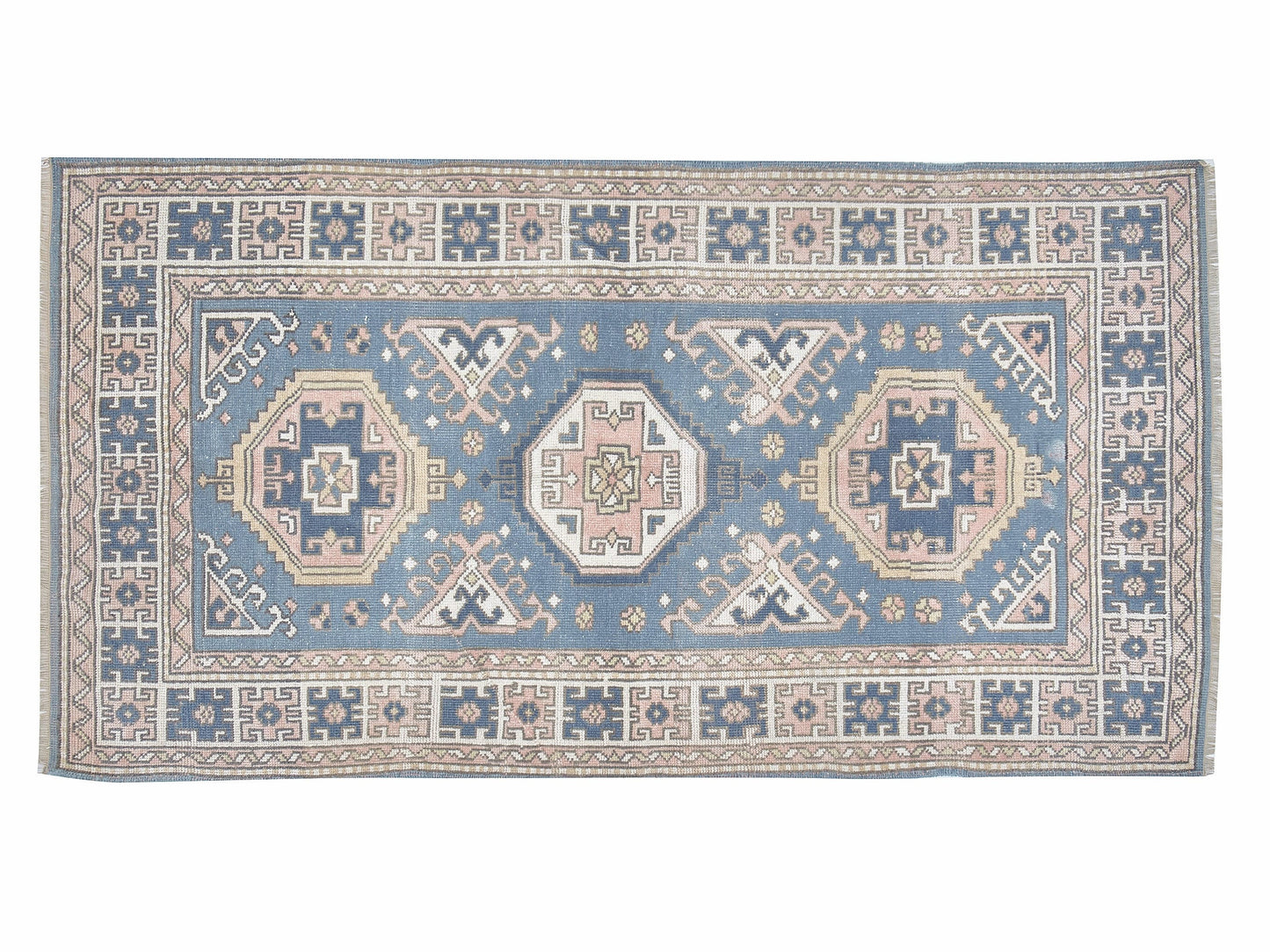 Handmade Oushak Rug, Turkish Vintage Area Rug, Anatolia Eclectic Rug, Bedroom Rug, Carpet Rug, Bohemian Rug, Turkey Rug, Rug 4x6, 12356