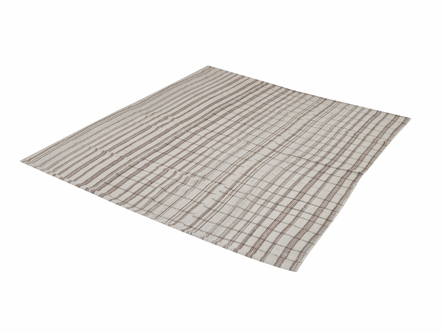 Turkish Vintage Kilim Rug, Handmade Striped Kilim Rug, Area Flat Weave Kilim Rug, Scandinavian Rug, Living Room Rug, Kilim Rug 5x6, 12190