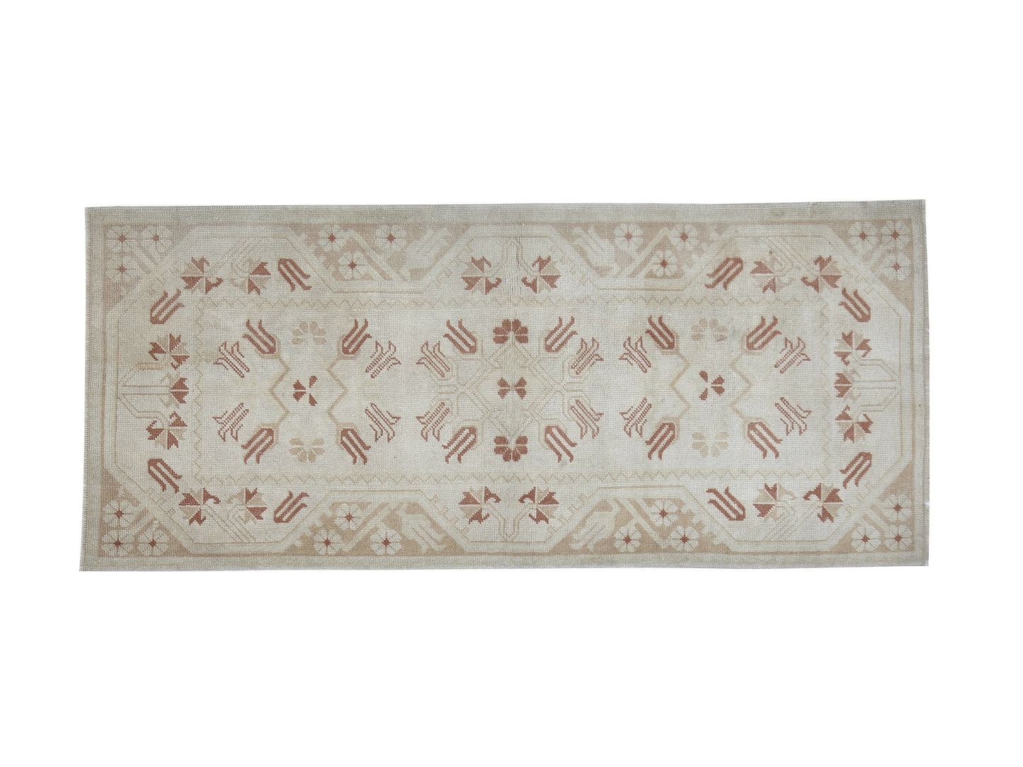 Oushak Rug, Area Rug, Vintage Rug, Handmade Rug, Turkish Rug, Neutral Rug, Scandinavian Rug, Living Room Rug, Turkey Rug, Rug 3x5, 12400