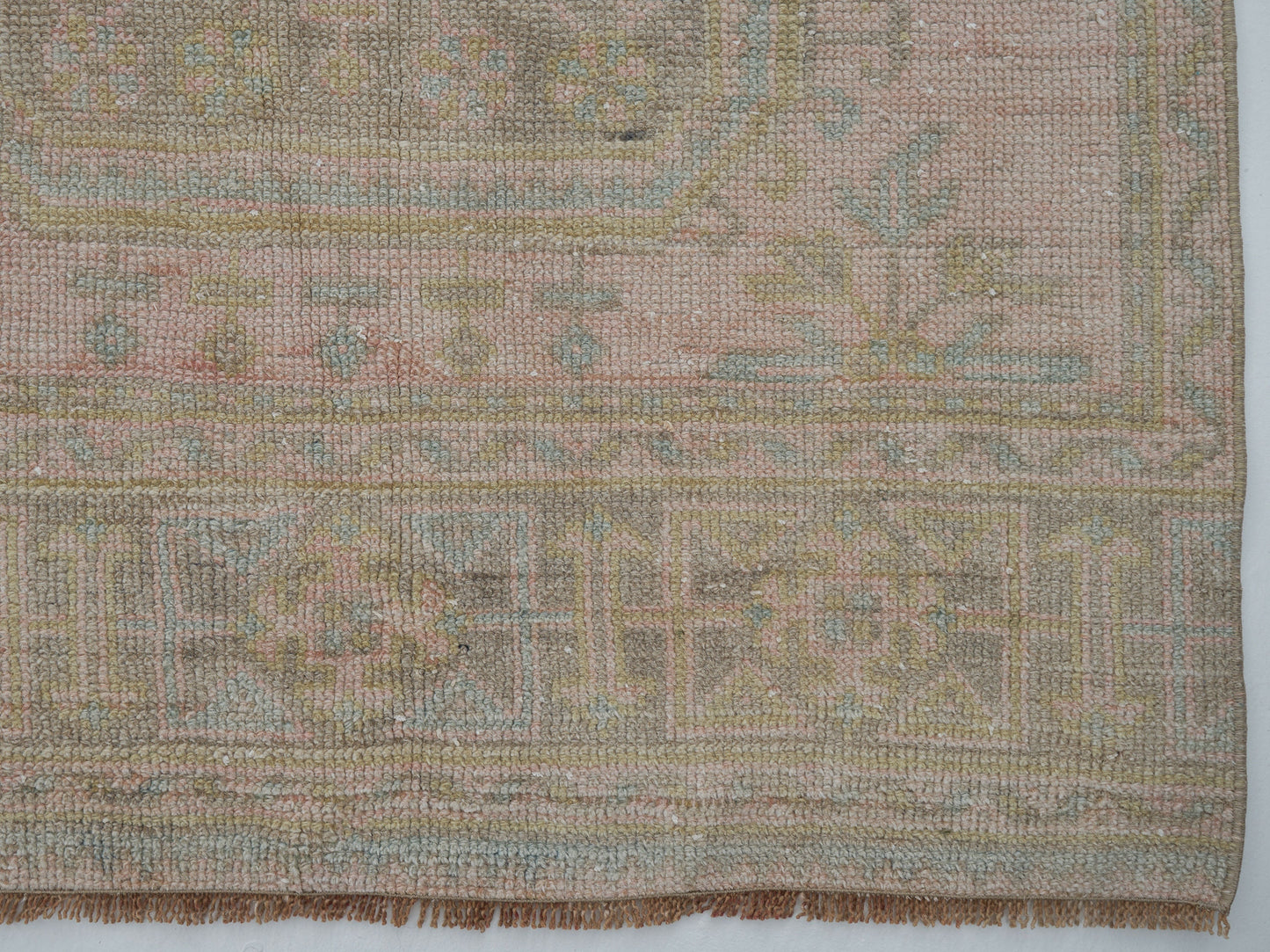 Turkish Vintage Runner Rug, Oushak Runner, Handmade Antique Runner Rug, Rug Runner, Carpet Runner, Hallway Runner, Runner Rug 3x12, 12403