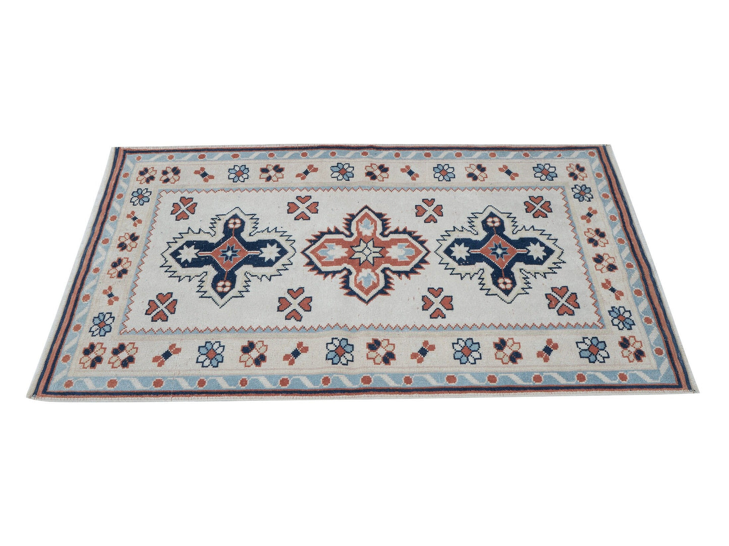 Vintage Handmade Area Rug, Turkish Oushak Eclectic Rug, Bohemian Rug, Anatolia Rug, Living Room Rug, Turkey Rug, Carpet Rug, Rug 3x4, 12398