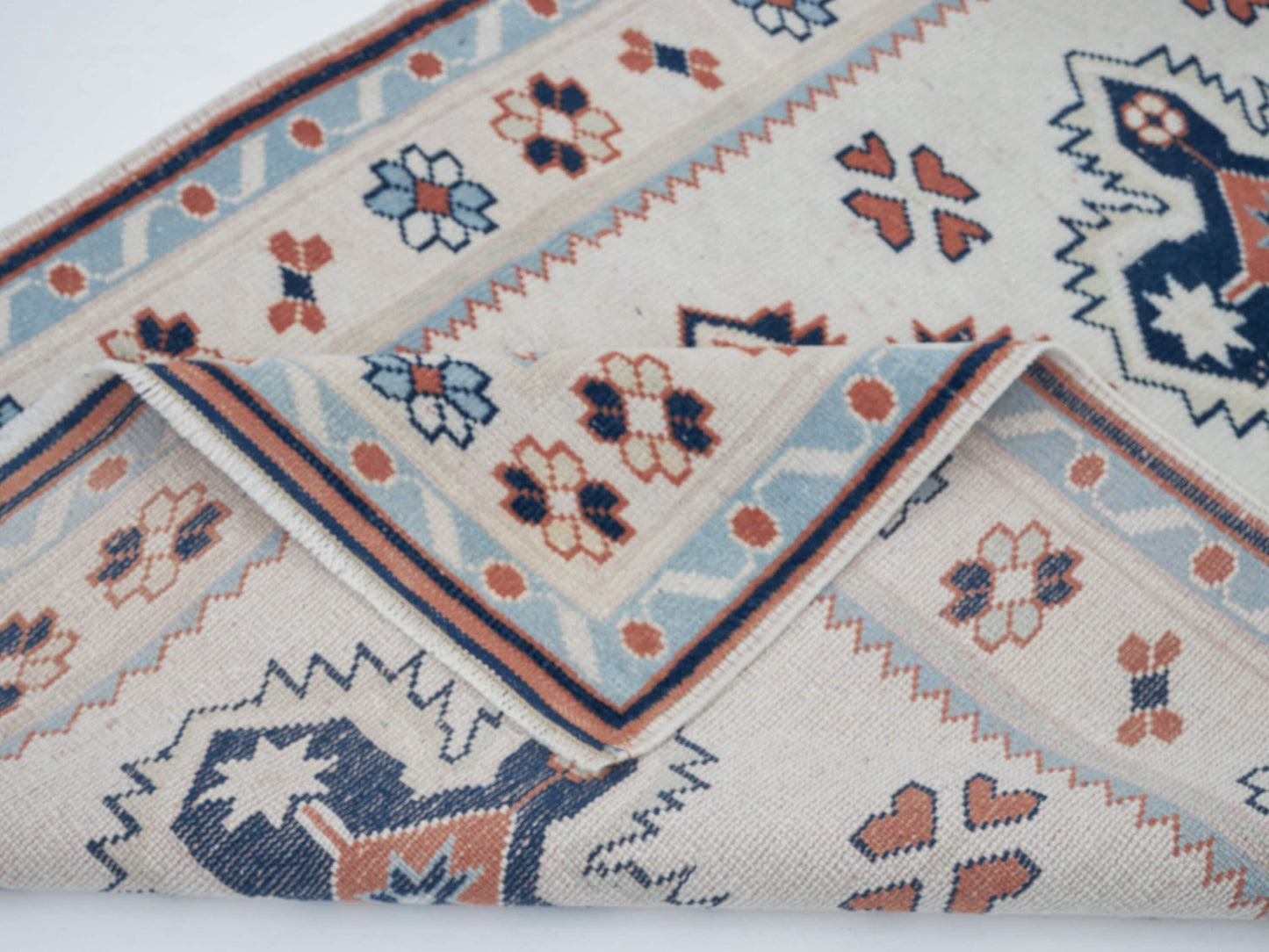 Vintage Handmade Area Rug, Turkish Oushak Eclectic Rug, Bohemian Rug, Anatolia Rug, Living Room Rug, Turkey Rug, Carpet Rug, Rug 3x4, 12398