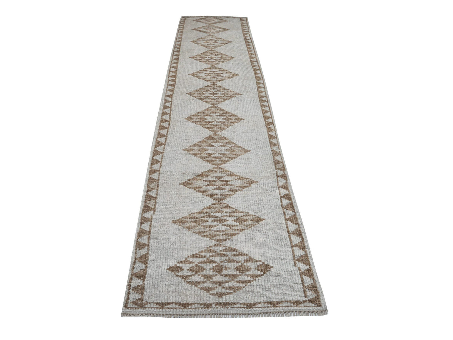 Vintage Runner, Turkish Runner, Oushak Runner, Handmade Runner Rug, Long Runner, Carpet Runner, Runner Rug 3x13, Kitchen Runner, 12404