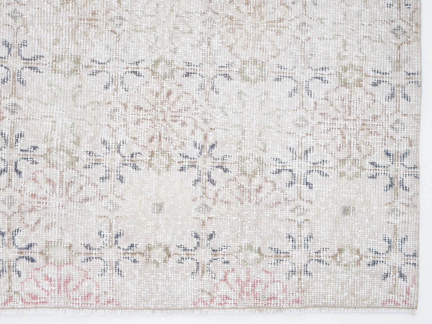 Turkish Vintage Rug, Handmade Area Rug, Oushak Unique Rug, Neutral Floor Rug, Turkey Rug, Vintage Carpet, Rug 4x7, Carpet Rug, 12348