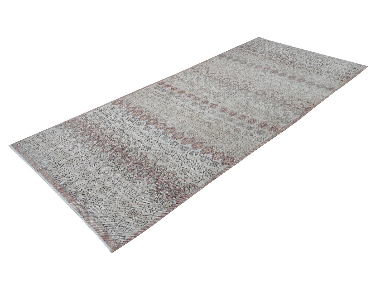 Vintage Handmade Area Rug, Turkish Oushak Unique Rug, Neutral Muted Rug, Living Room Rug, Carpet Rug, Rug 5x10, Turkey Rug, 12409