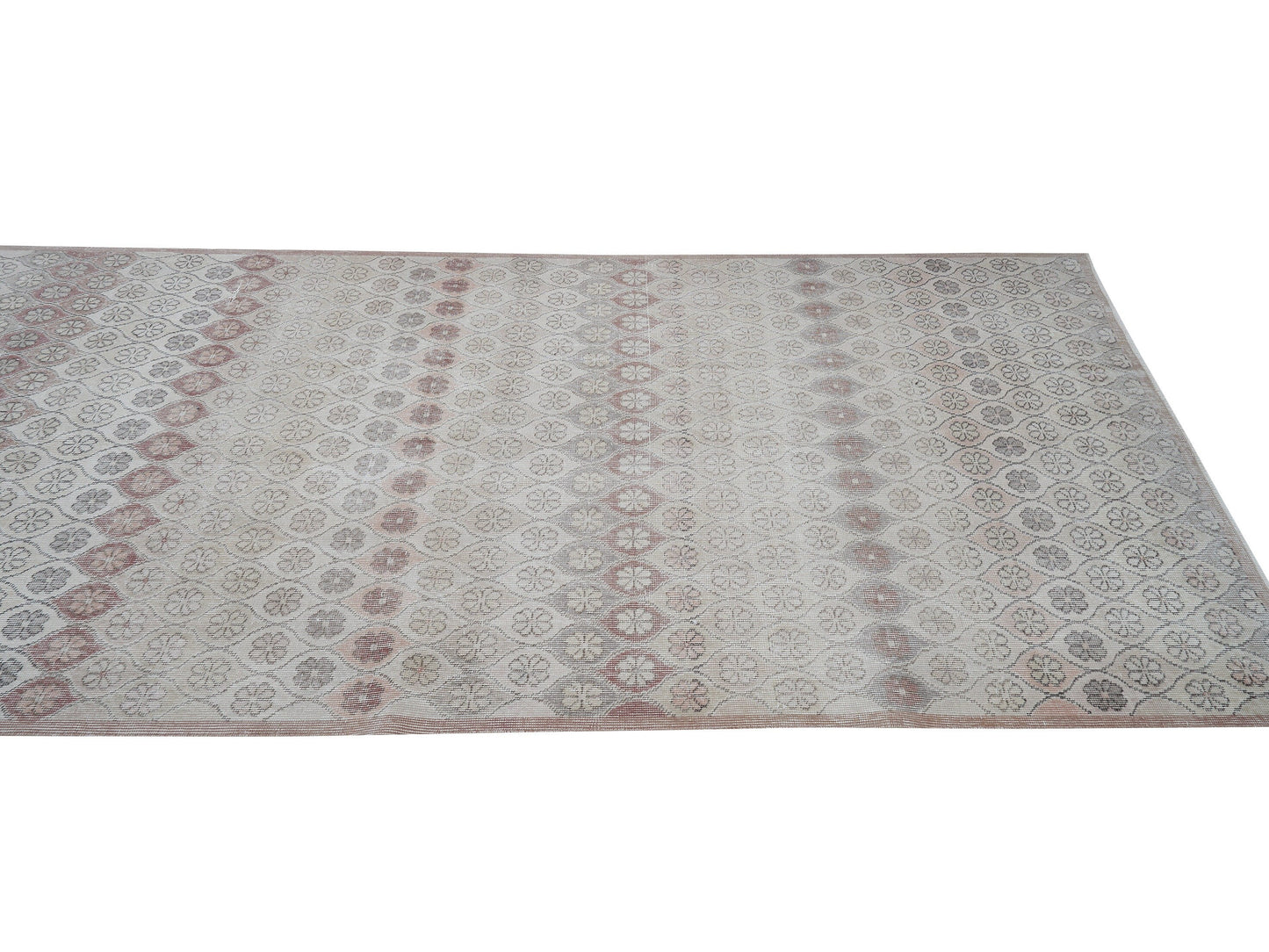 Vintage Handmade Area Rug, Turkish Oushak Unique Rug, Neutral Muted Rug, Living Room Rug, Carpet Rug, Rug 5x10, Turkey Rug, 12409