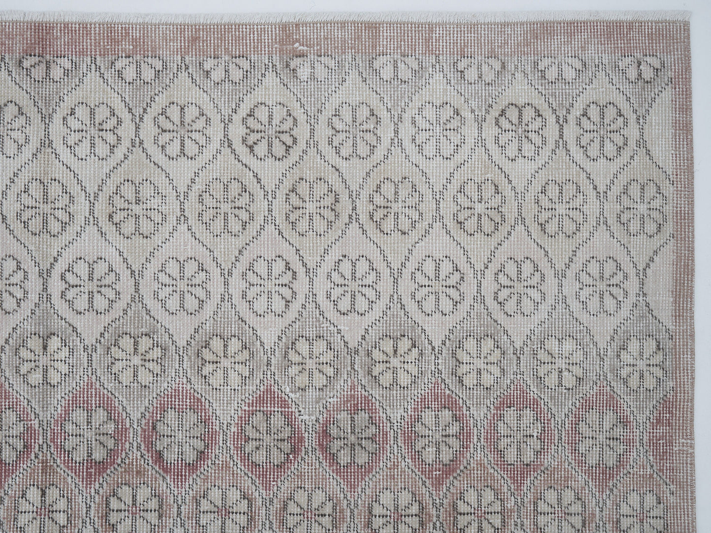 Vintage Handmade Area Rug, Turkish Oushak Unique Rug, Neutral Muted Rug, Living Room Rug, Carpet Rug, Rug 5x10, Turkey Rug, 12409