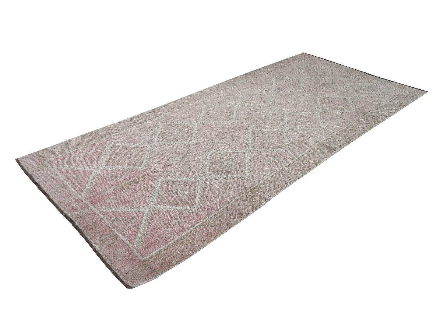 Oushak Handmade Area Rug, Turkish Vintage Unique Rug, Neutral Muted Rug,Turkish Carpet, Carpet Rug, Bedroom Rug, Turkey Rug, Rug 5x10, 12412