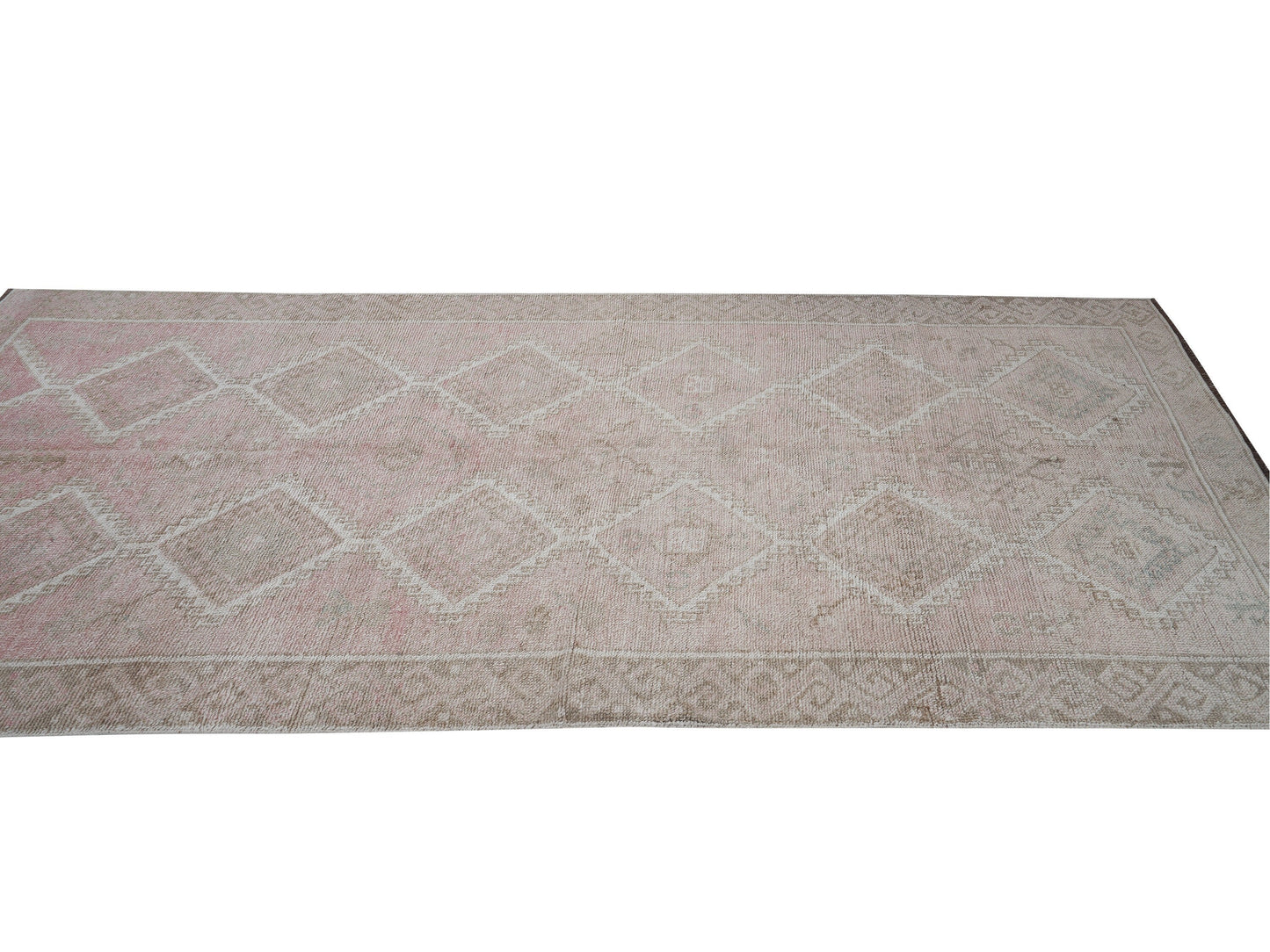 Oushak Handmade Area Rug, Turkish Vintage Unique Rug, Neutral Muted Rug,Turkish Carpet, Carpet Rug, Bedroom Rug, Turkey Rug, Rug 5x10, 12412