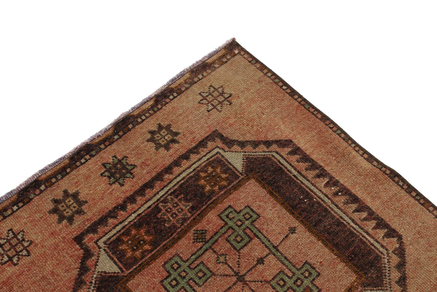 Turkish Vintage Oushak Runner, 3x13 Rug Runner, Hallway Rug, Kitchen rug, Rustic Turkish Carpet Runner Rug, Oushak Runner ,5799