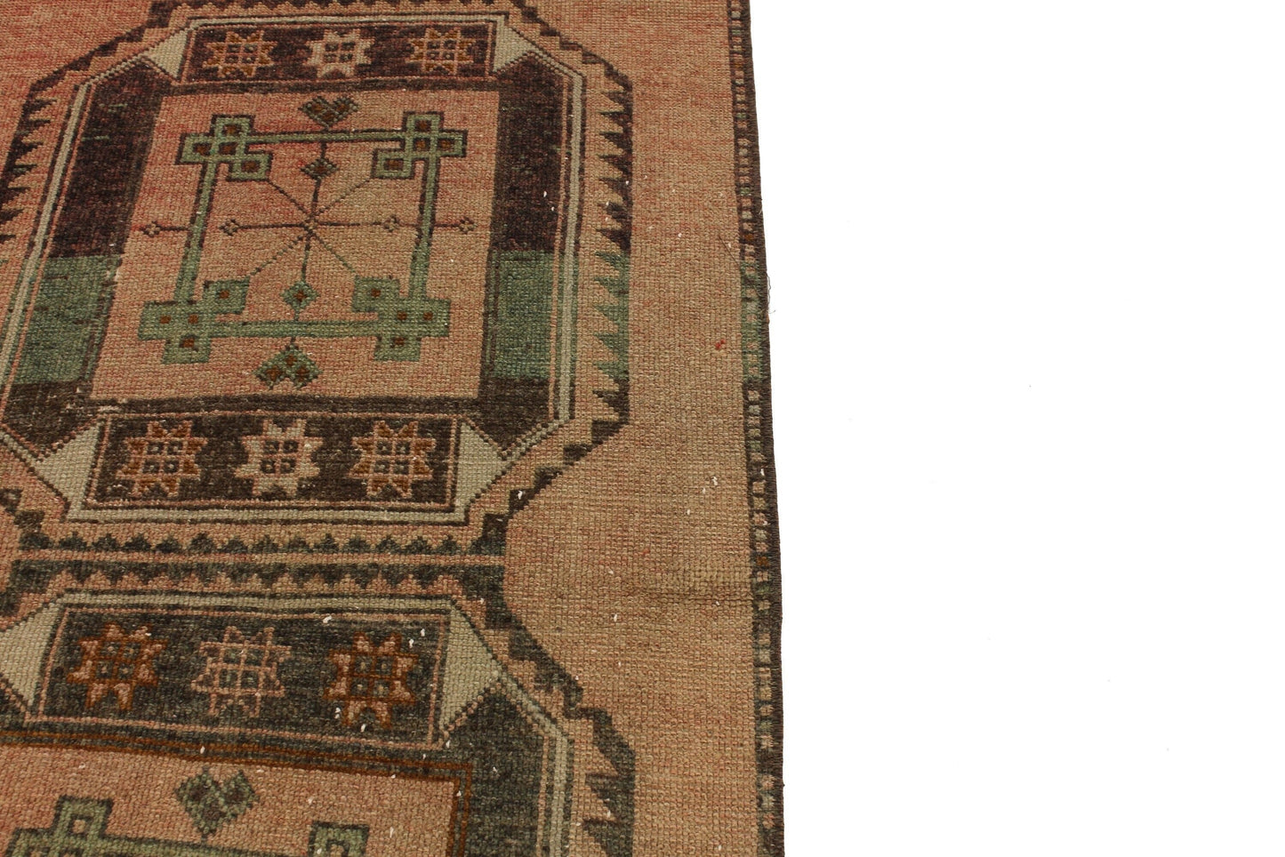 Turkish Vintage Oushak Runner, 3x13 Rug Runner, Hallway Rug, Kitchen rug, Rustic Turkish Carpet Runner Rug, Oushak Runner ,5799