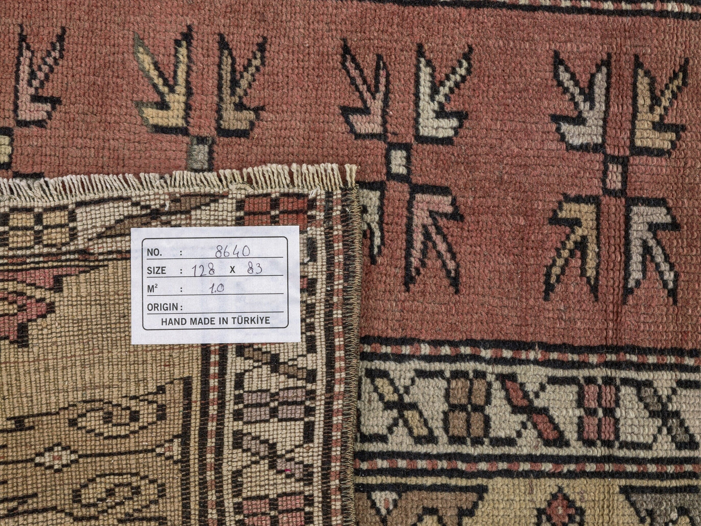 Bedroom Vintage rug, Anatolian Oushak rug, Handmade Rug, 3x4 Turkish rug, Antique Neutral rug, Traditional rug, Small Oushak rug, 8640