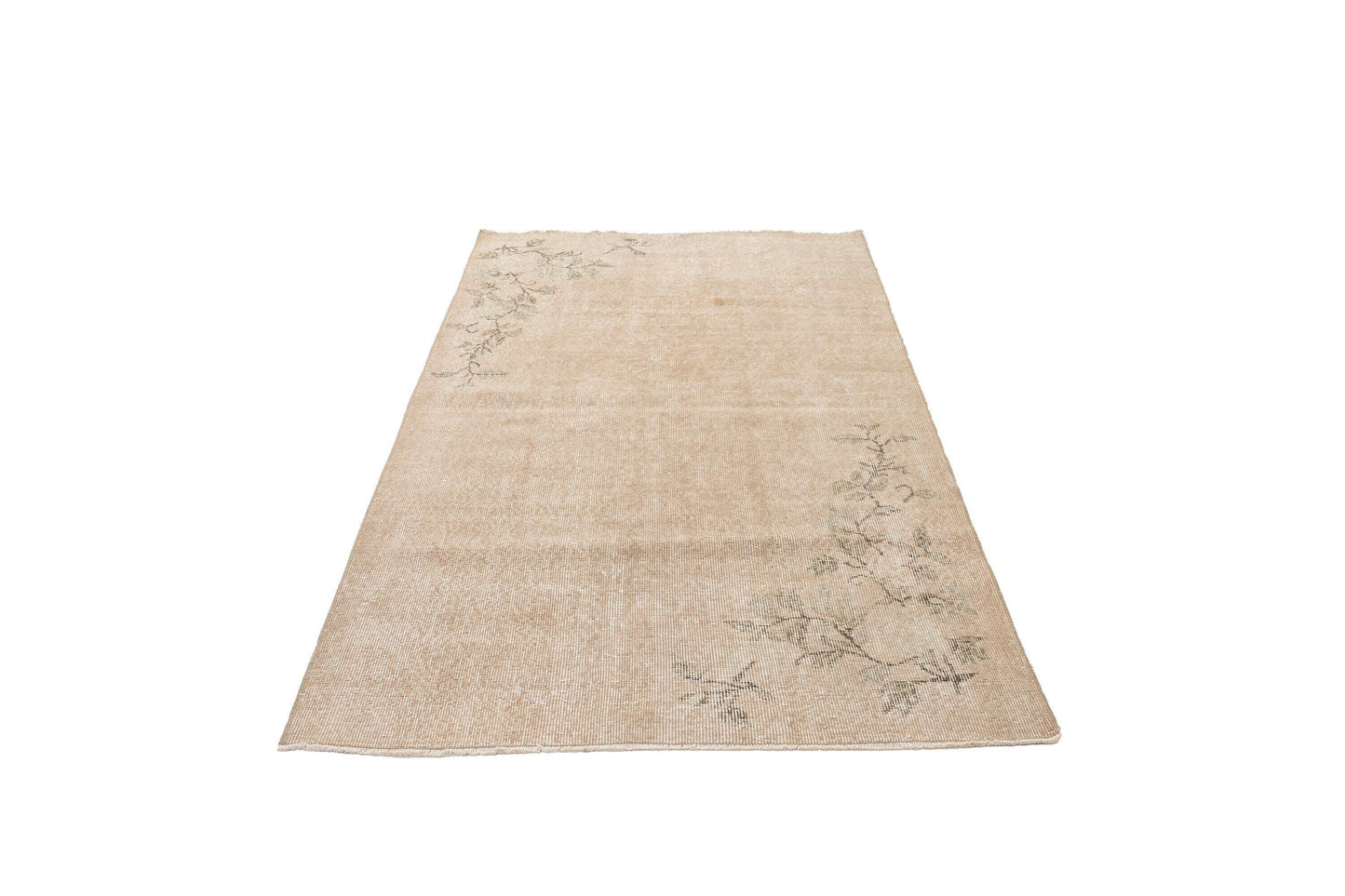 Oushak Vintage Rug ,4x7 Area Rug ,Anatolia Rug, Turkish Rug ,Ethnic Rug , Antique Rug , Handmade rug, One of a kind rug, Neutral Rug ,9670
