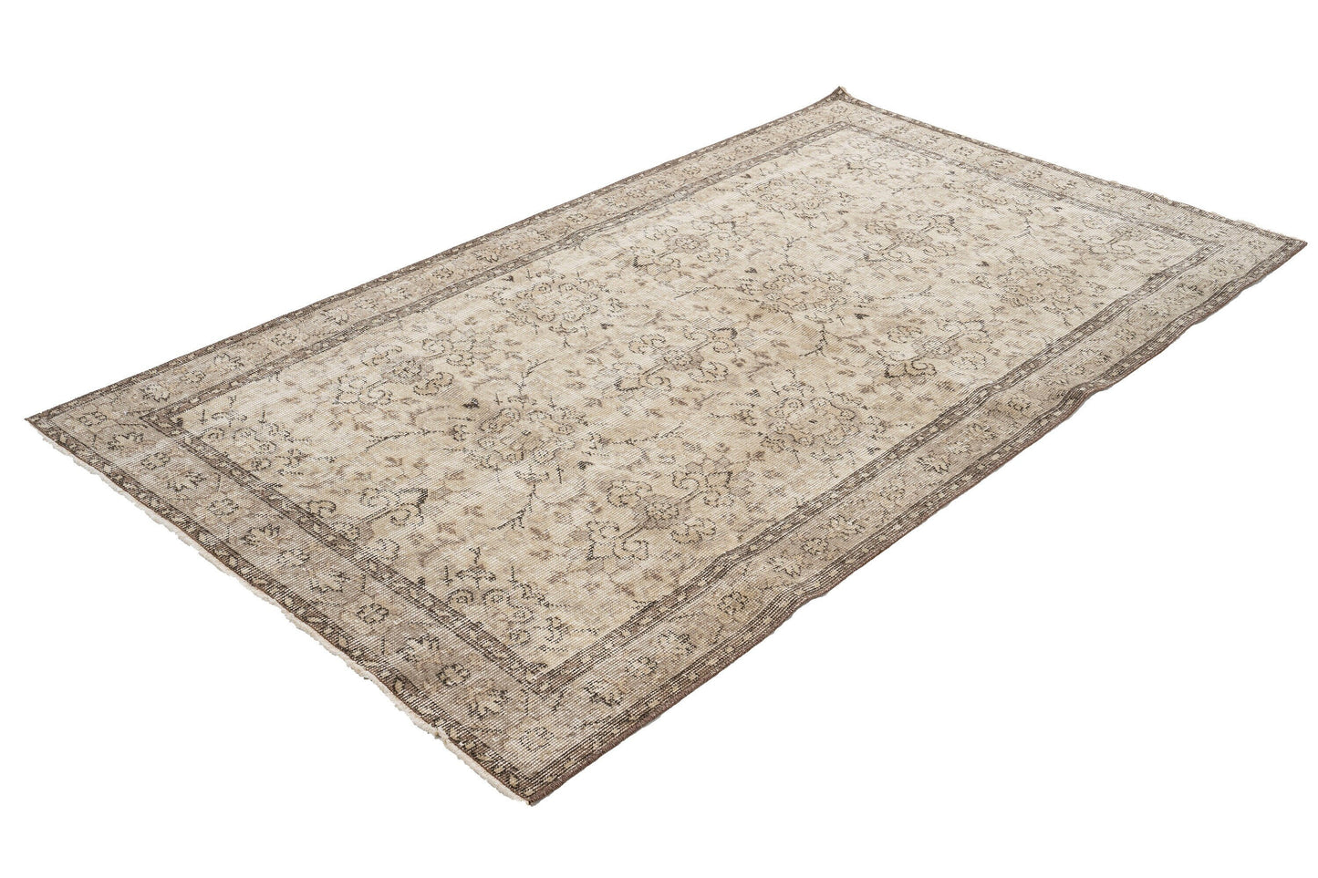 Turkish rugs Small, Organic Vintage Rug ,Oushak Rug , Turkey Rug 4x7 ,Anatolia Rug, Old Rug ,Oriental Rug, Unique Rug, Wool Rug, 9667