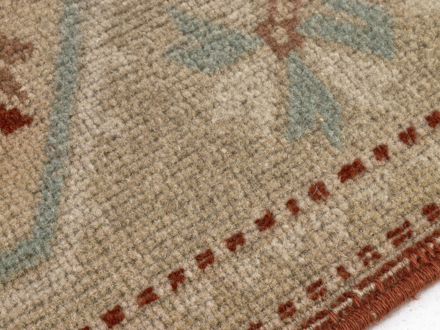 Art Deco Vintage Rug , One of a Kind Oushak Rug , Anatolian Turkish Rug , 4x7 Rug, Traditional Handmade Rug , Antique Rug, Small Rug, 8733