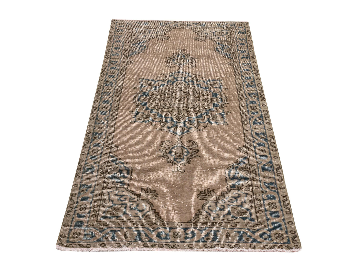 Oushak Rug, Turkish Rug, Faded rug, Area rug, Vintage rug, Handmade rug, Muted rug, Nursery rug, Carpet rug, 3x6 Rug, Turkish Carpet