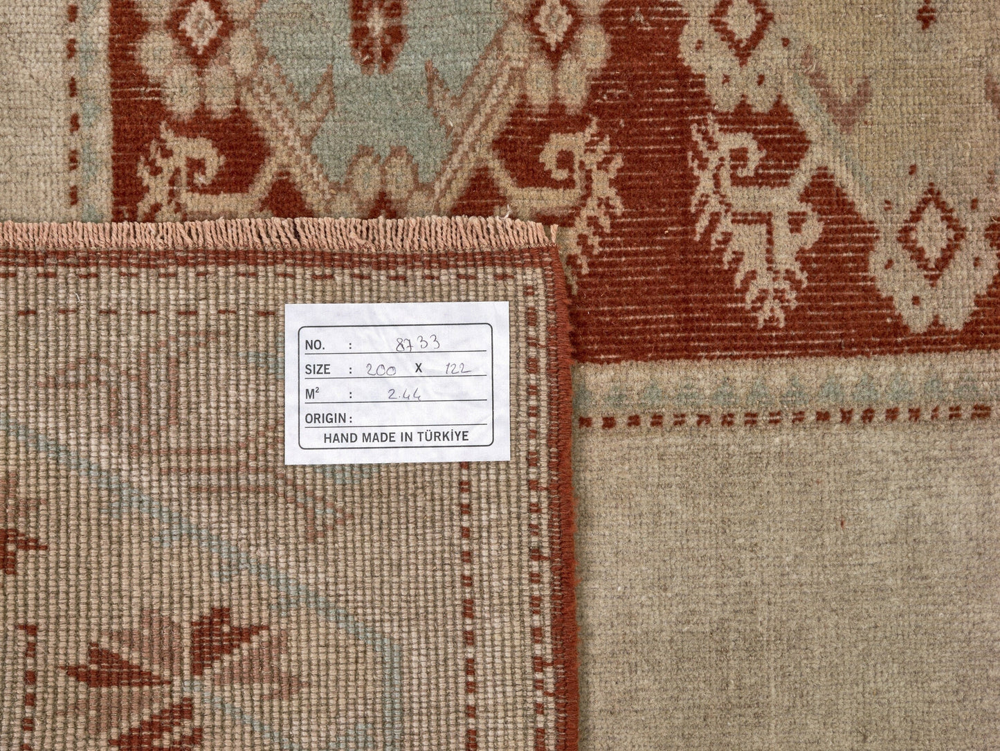 Art Deco Vintage Rug , One of a Kind Oushak Rug , Anatolian Turkish Rug , 4x7 Rug, Traditional Handmade Rug , Antique Rug, Small Rug, 8733