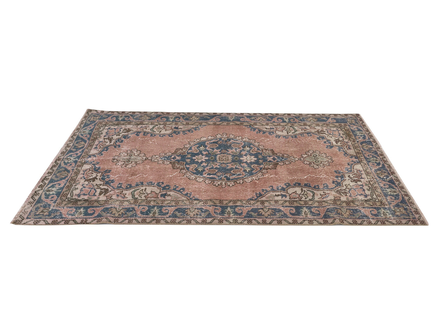 Vintage Oushak Rug, Turkish Rug 4x7, Area Rug, Bohemian rug, Carpet rug, Handmade rug, 4x7 Area Rug, Boho rug, Bedroom rug, 8874