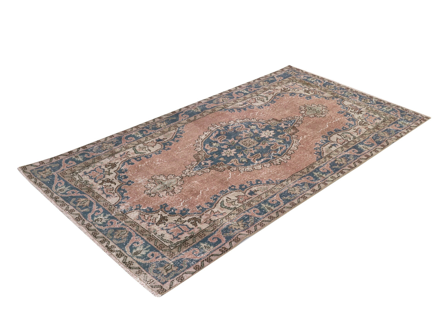 Vintage Oushak Rug, Turkish Rug 4x7, Area Rug, Bohemian rug, Carpet rug, Handmade rug, 4x7 Area Rug, Boho rug, Bedroom rug, 8874