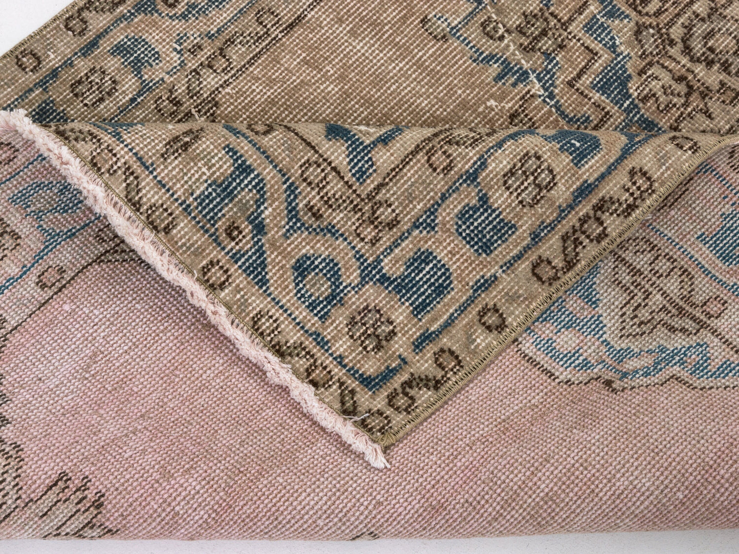 Oushak Rug, Turkish Rug, Faded rug, Area rug, Vintage rug, Handmade rug, Muted rug, Nursery rug, Carpet rug, 3x6 Rug, Turkish Carpet