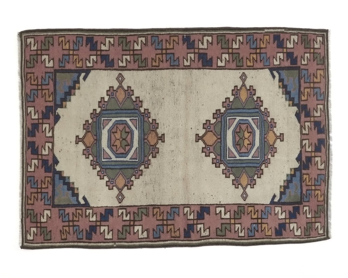Small Oushak Vintage Turkish Rug,3x4 Rug, Area Rug , Anatolia Handmade Turkish Rug ,Antique Rug , Old Rug , Unique Rug ,8797