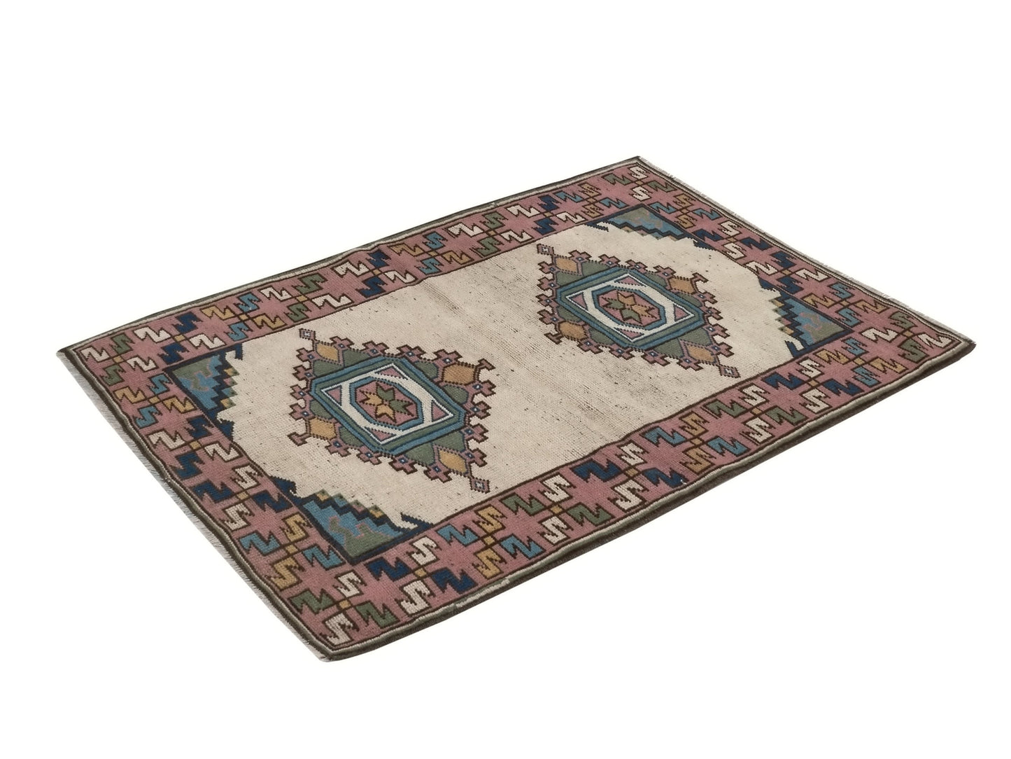 Small Oushak Vintage Turkish Rug,3x4 Rug, Area Rug , Anatolia Handmade Turkish Rug ,Antique Rug , Old Rug , Unique Rug ,8797
