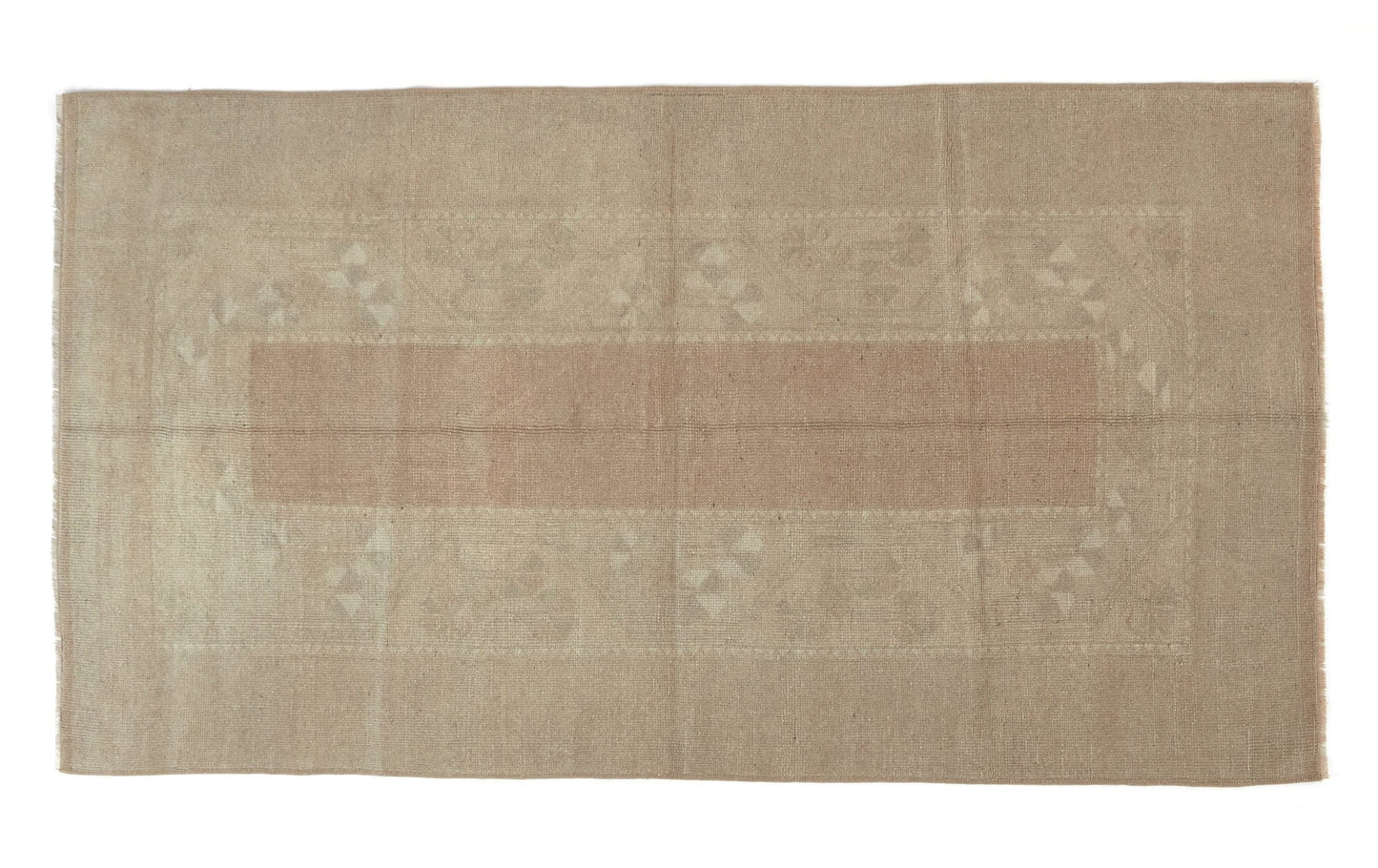 Faded Oushak Vintage rug ,Beige Anatolian Turkish Rug , Turkish Handmade Rug , Area Rug 4x7 , Oushak Carpet, Turkey rug, One of a kind, 8686