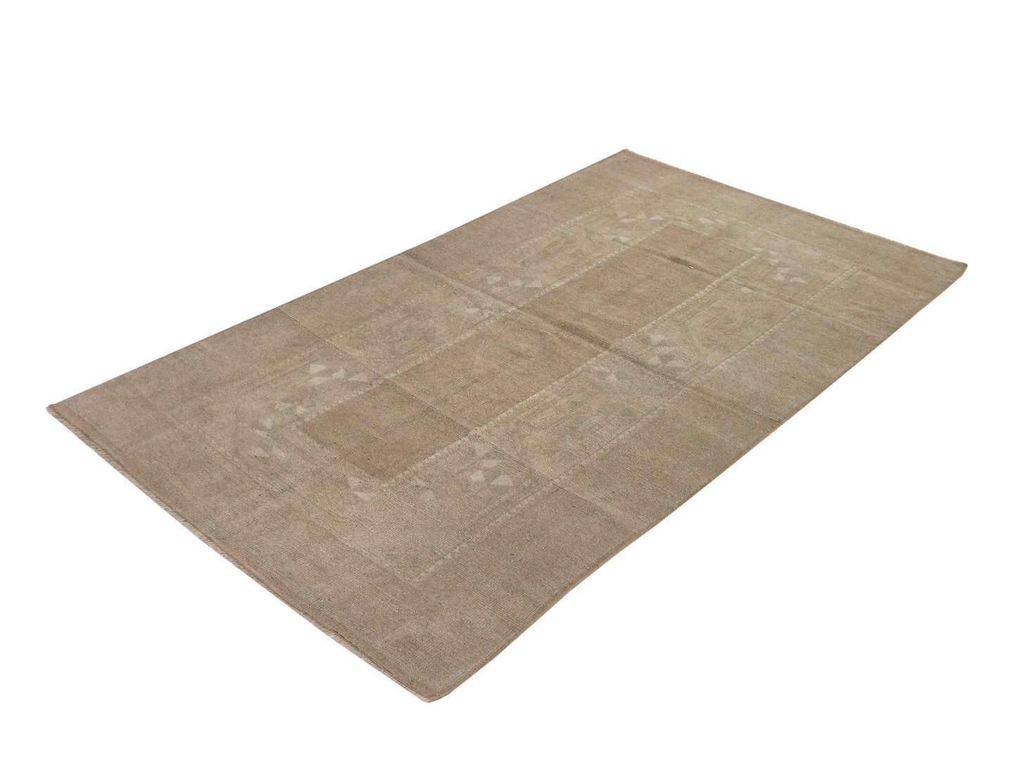 Faded Oushak Vintage rug ,Beige Anatolian Turkish Rug , Turkish Handmade Rug , Area Rug 4x7 , Oushak Carpet, Turkey rug, One of a kind, 8686