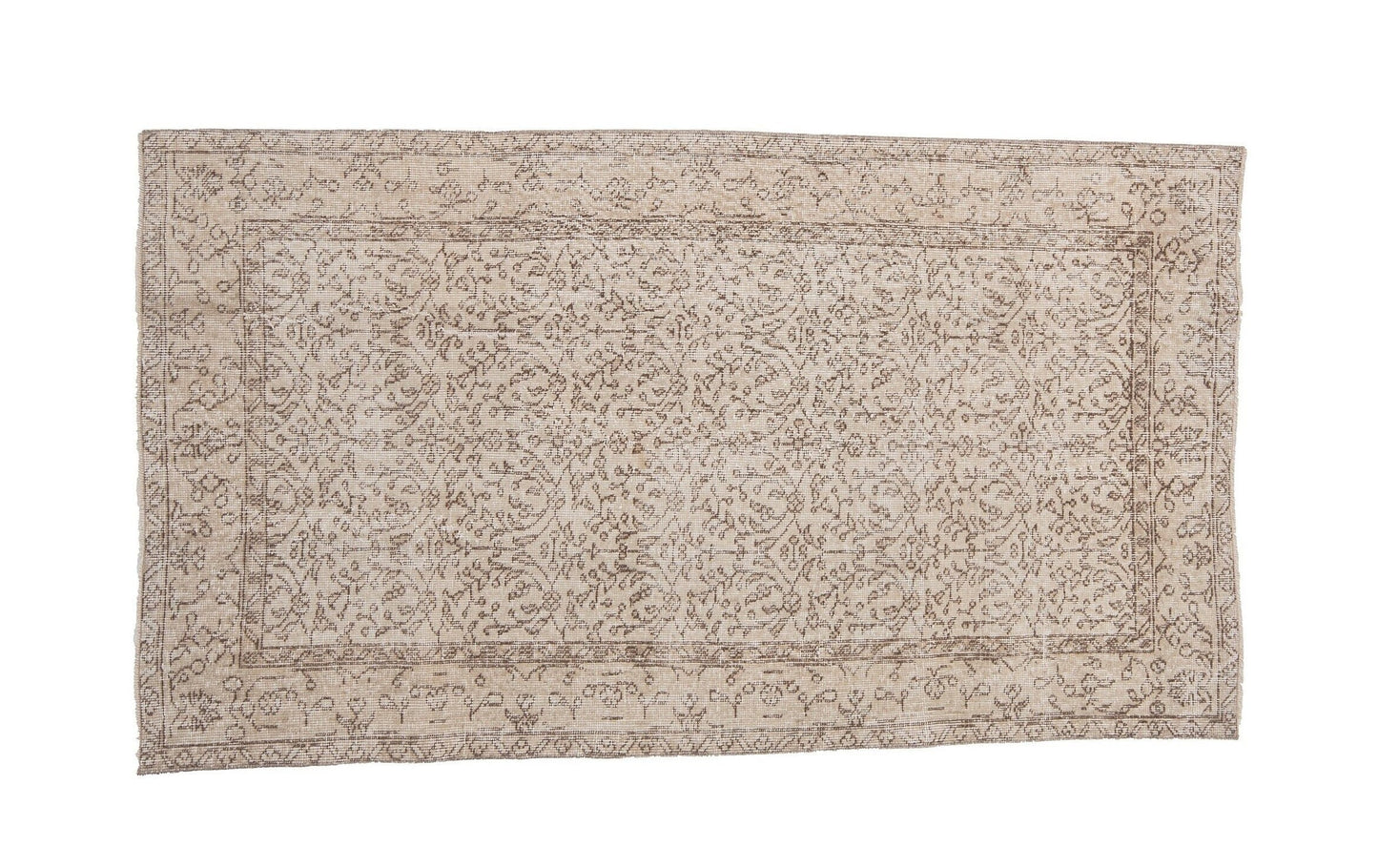 Muted Oushak Rug, Vintage Rug, Oushak Rug, Faded rug, Beige rug, Carpet rug, Anatolia rug, Handmade rug, 4x6 Rug, Bedroom rug, 9672