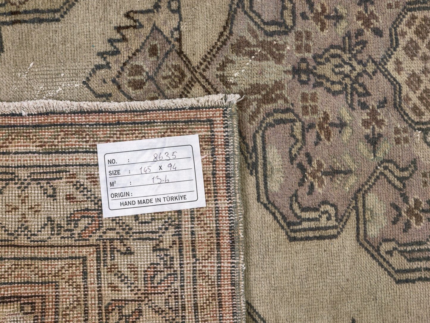 3x5 Beige Small Vintage Rug, Area Anatolian Rug , Turkey Rug, Handmade Oushak Rug , Neutral Rug , Small Carpet Rug , 8635
