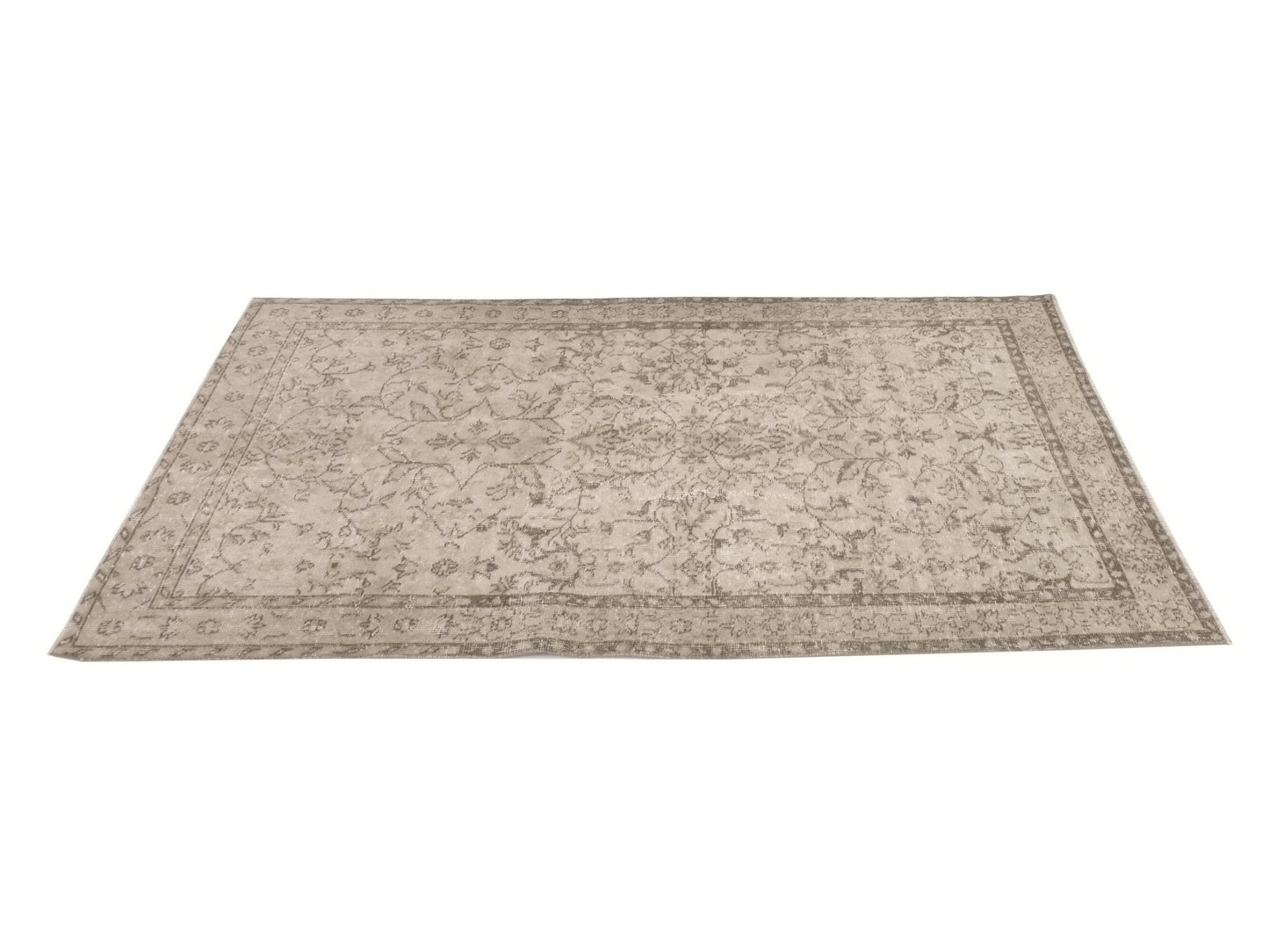 Vintage Rug ,Turkey Oushak Rug ,Anatolia Rug ,4x7 Area Rug ,Oriental Rug ,Turkish Rug, Handmade Rug ,Old Rug ,Neutral Rug ,9630