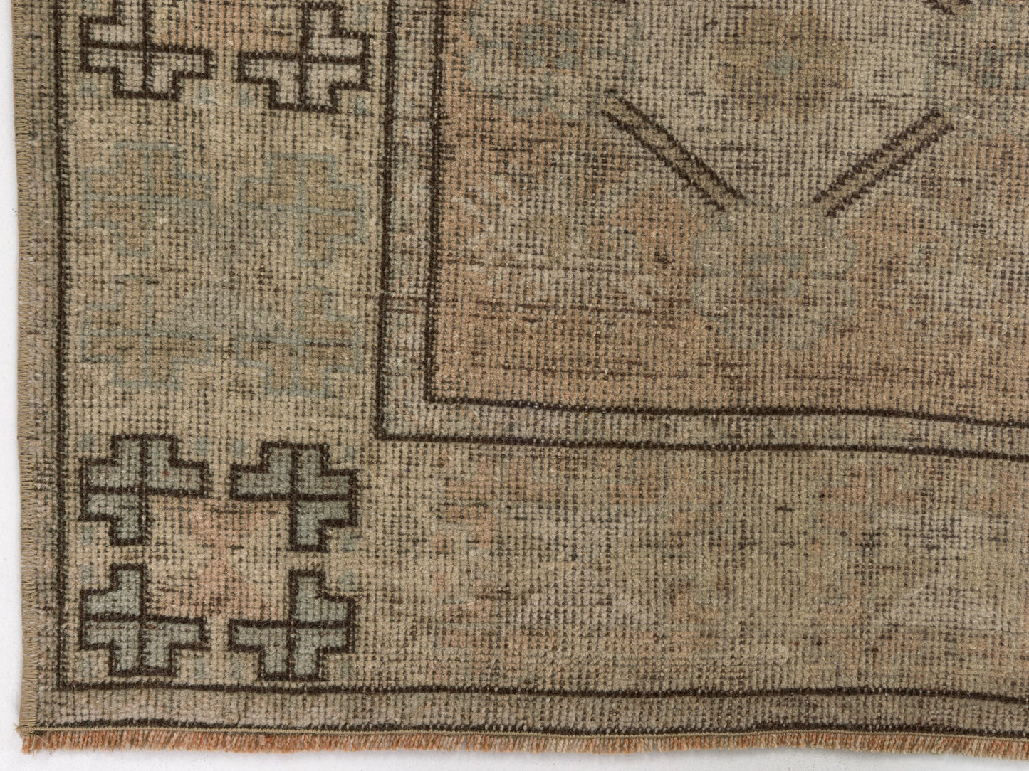 Vİntage Rug, Anatolian Rug, Oushak Rug , Handmade rug, Neutral Rug, Small Rug 3x4 Rug ,Wool Rug , Turkey rug, One of a kind Rug, 8654
