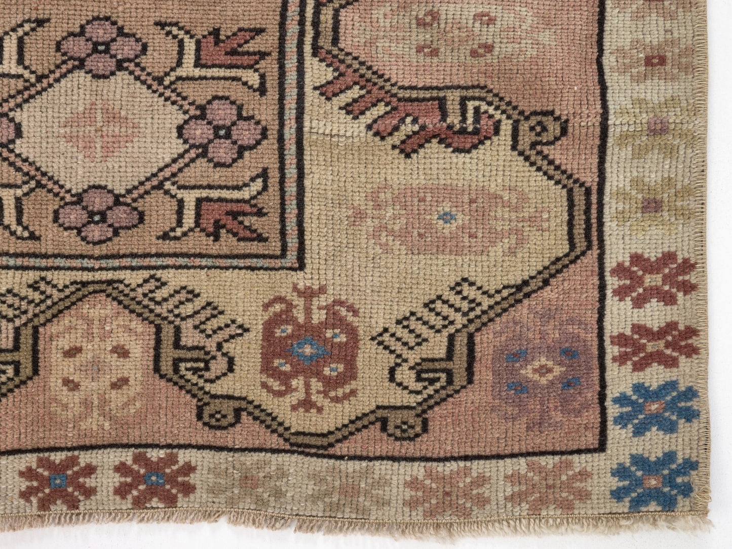 Anatolia Small Vintage rug, Antique Oushak rug, Rug 3x4, Traditional rug, Anatolian rug , Turkish rug, Wool Turkish rug , Carpet rug , 8650