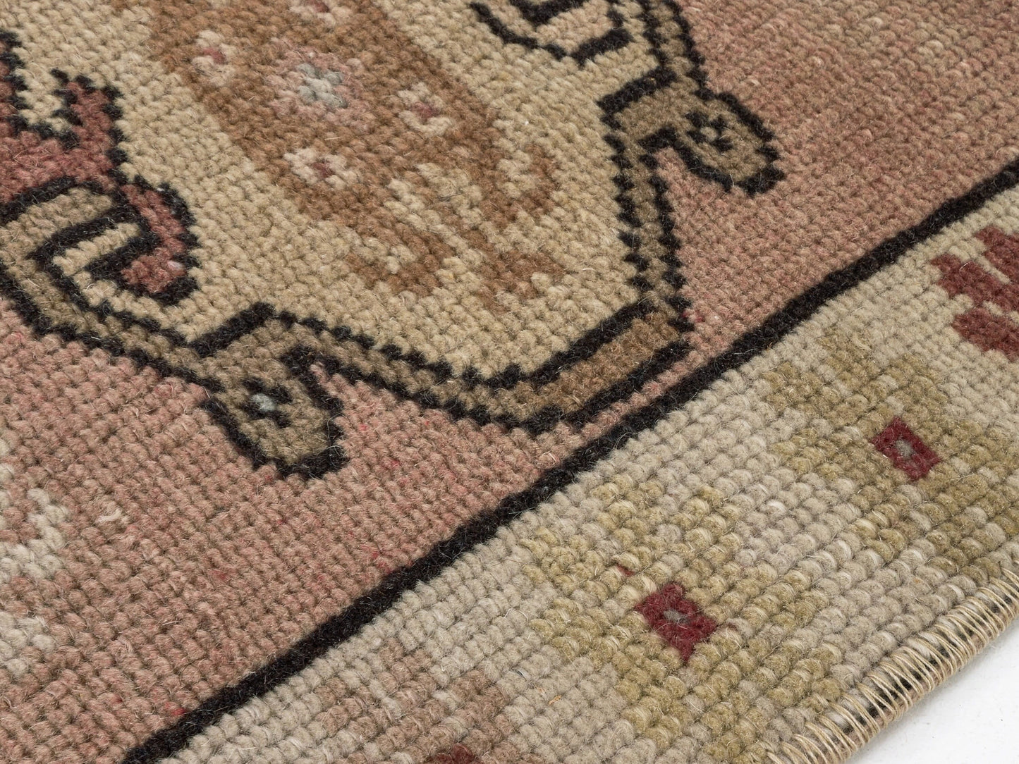 Anatolia Small Vintage rug, Antique Oushak rug, Rug 3x4, Traditional rug, Anatolian rug , Turkish rug, Wool Turkish rug , Carpet rug , 8650