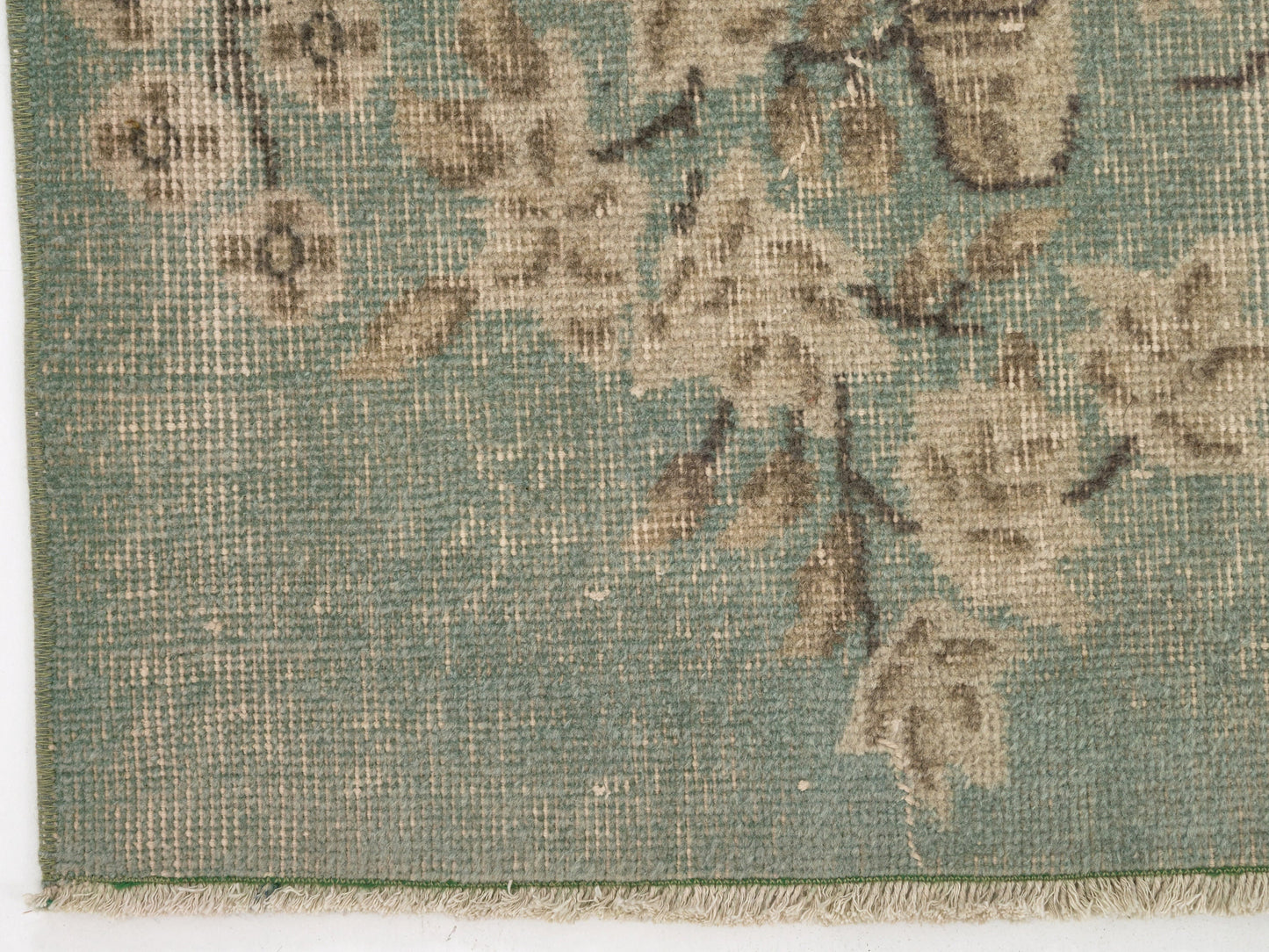 Vintage Neutral rug , Turkish Anatolian rug, Antique rug, Turkish Oushak rug ,Area rug 4x7 , Muted rug, Wool Rug, Carpet rug, 8754