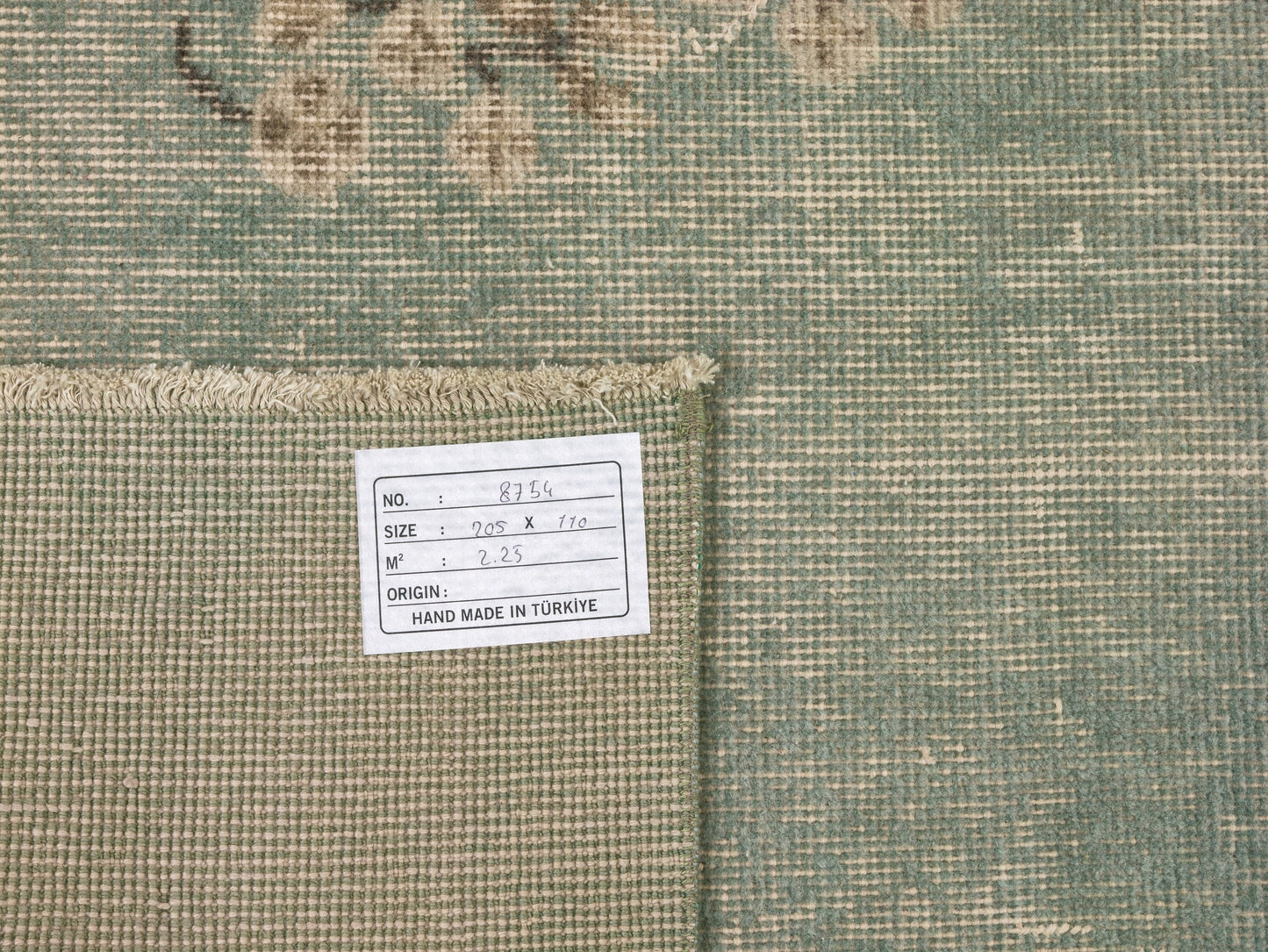 Vintage Neutral rug , Turkish Anatolian rug, Antique rug, Turkish Oushak rug ,Area rug 4x7 , Muted rug, Wool Rug, Carpet rug, 8754