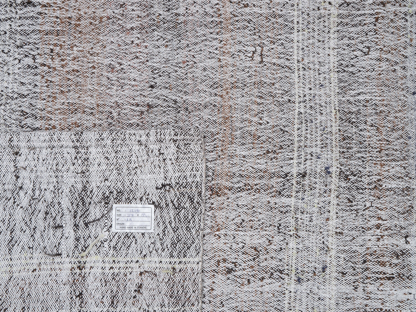 Area Kilim Rug, Turkish Unique Kilim Rug, Vintage Flat Weave Kilim Rug, Handmade Muted Kilim Rug, Office Rug, Gray Rug, Kilim Rug 7x9, 12191