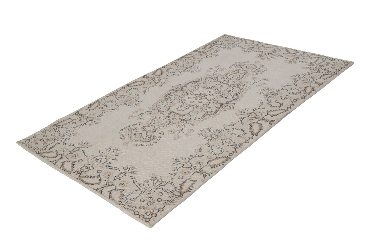 Turkish Rug, Vintage Rug, Handmade Rug, Area Rug, Oushak Rug, Neutral Rug, Scandinavian Rug, Living Room Rug, Carpet Rug, Rug 4x7, 7437