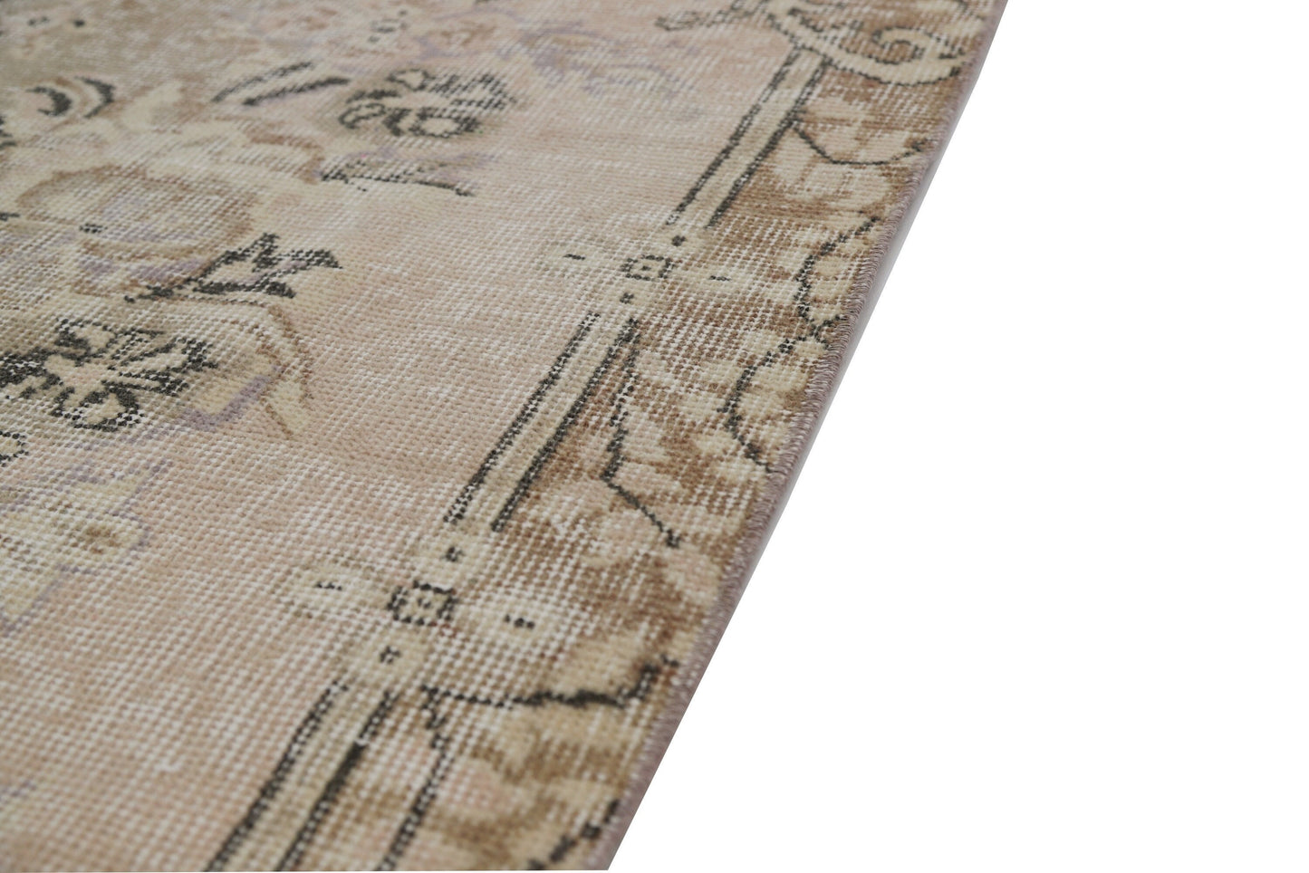 Beige rug 6x9 ,Turkish rug, Vintage rug, Oushak rug ,Carpet rug, Area Rug 6x9, Faded rug ,Pale rug, Bedroom rug, One of a kind rug,7105