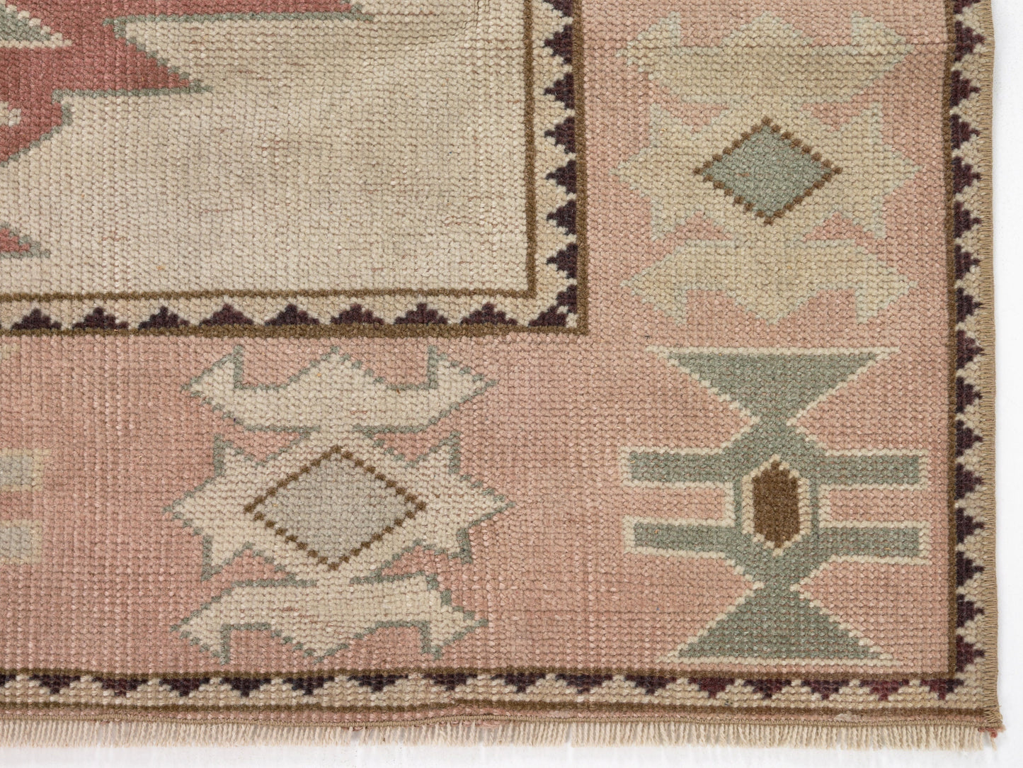 Muted Oushak Rug, Vintage Rug, Beige Rug, Area rug 4x5 , Small Carpet rug, Turkish Neutral rug, Handmade rug, Pastel rug, Oushak Carpet,9056