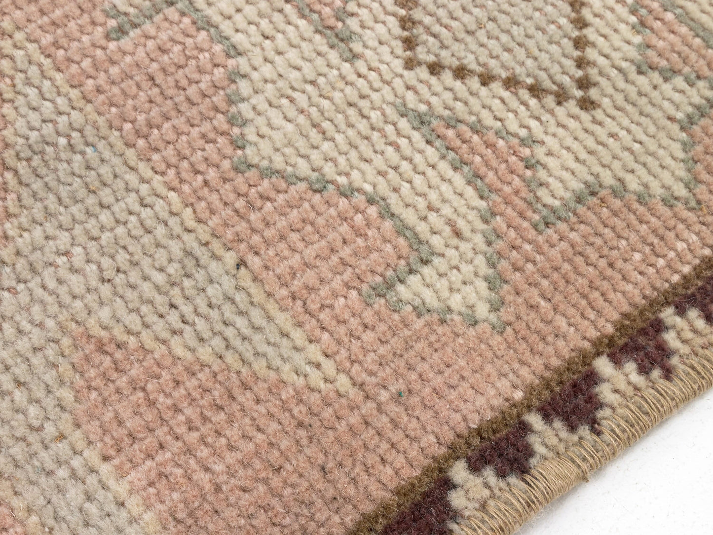 Muted Oushak Rug, Vintage Rug, Beige Rug, Area rug 4x5 , Small Carpet rug, Turkish Neutral rug, Handmade rug, Pastel rug, Oushak Carpet,9056