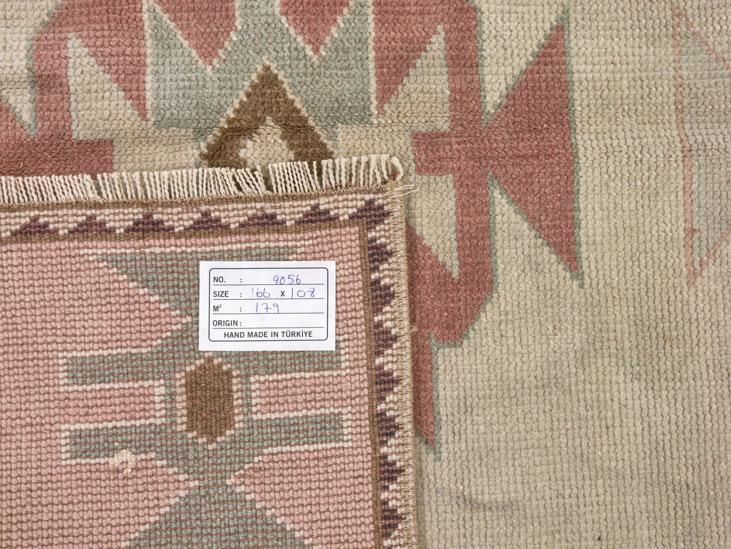 Muted Oushak Rug, Vintage Rug, Beige Rug, Area rug 4x5 , Small Carpet rug, Turkish Neutral rug, Handmade rug, Pastel rug, Oushak Carpet,9056